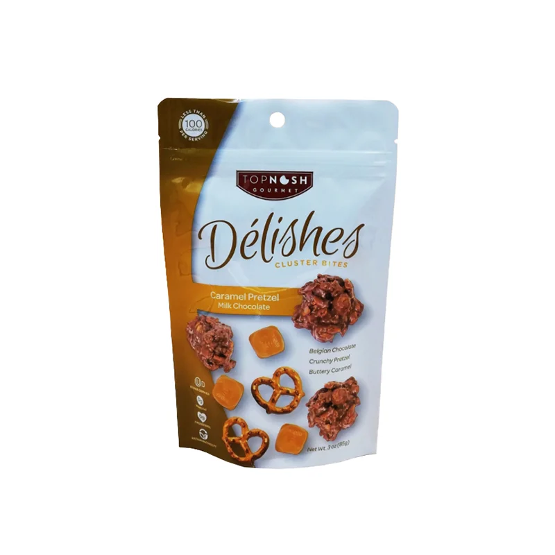 Custom Digital Printed Logo Plastic Stand up pouch Rice Flour Bean Nuts Packing Doypack Pouch with Zipper and Clear Window