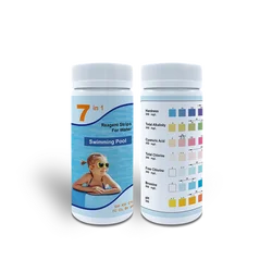 New Design Water Quality Test Strips 7 in 1 for Swimming Pool and Spa Test Strips Swim Kit