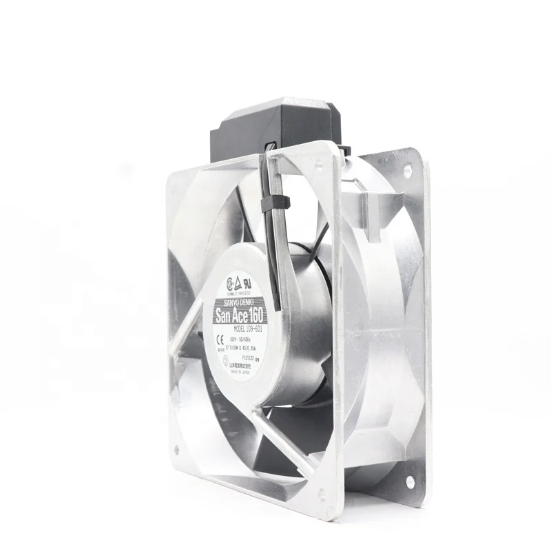 SANYO 109-602  109-601 109-371 220V AC 160x160x51mm 37.5W 0.23A 510m3/h 3350RPM Inverter Sensor Axial Cooling Fan