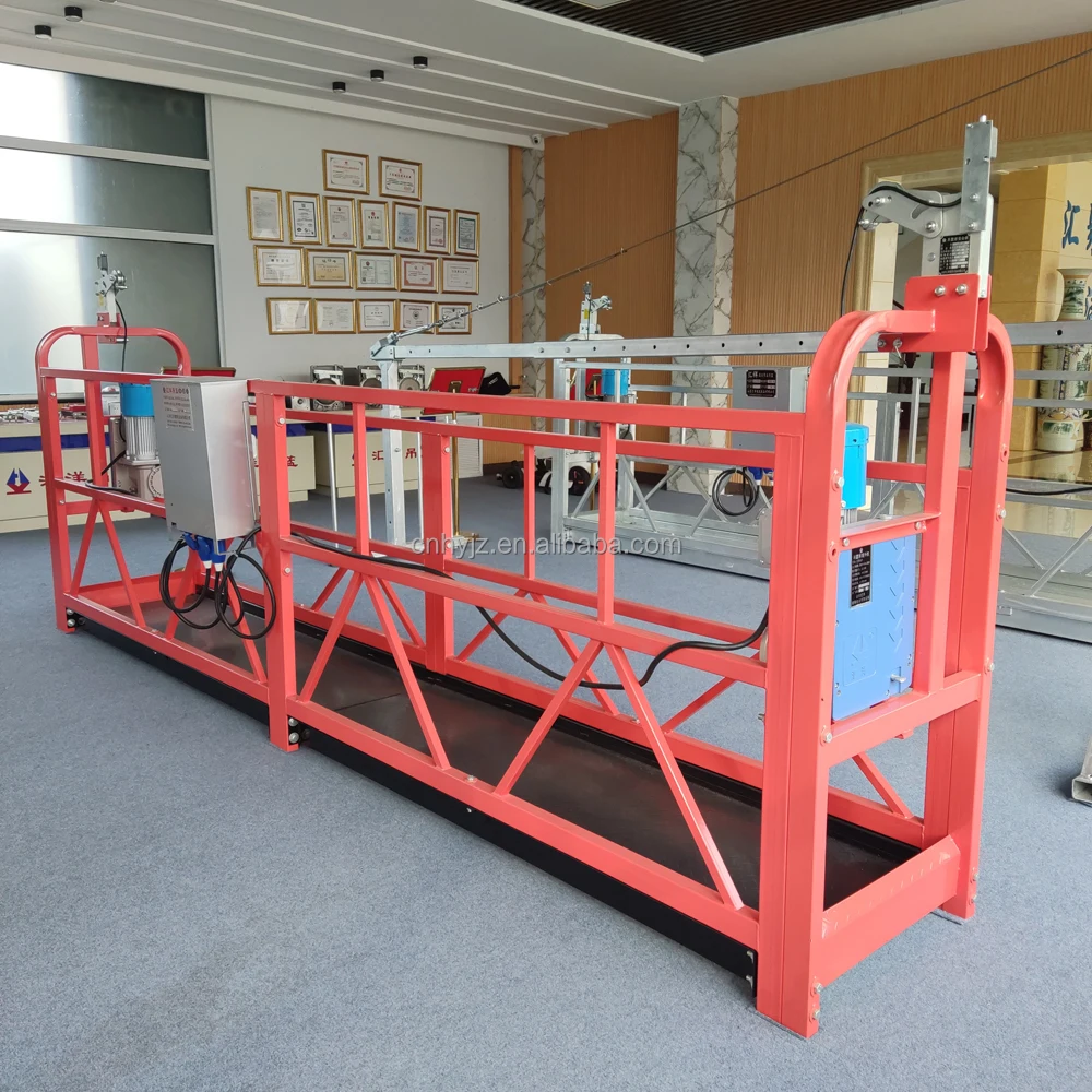 ZLP630 Painting Rope Suspended Platform Facade Cleaning Equipment Electric Scaffoldings Aerial Platform Construction Basket