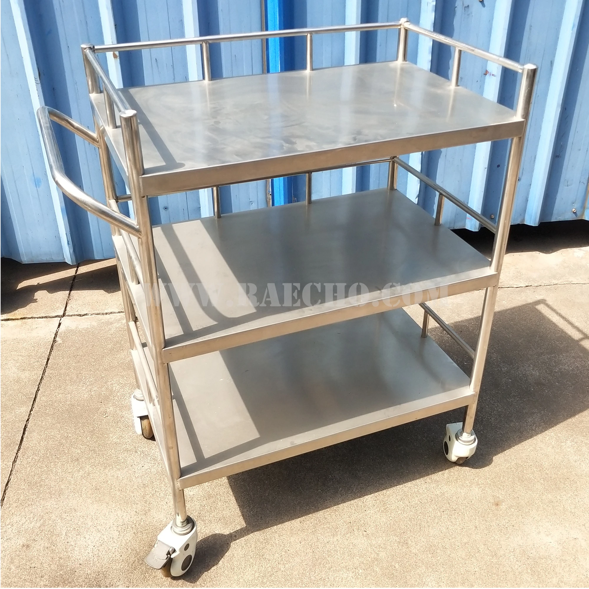 Good Quality Medical Procedure Trolley Stainless Steel Hospital Trolley