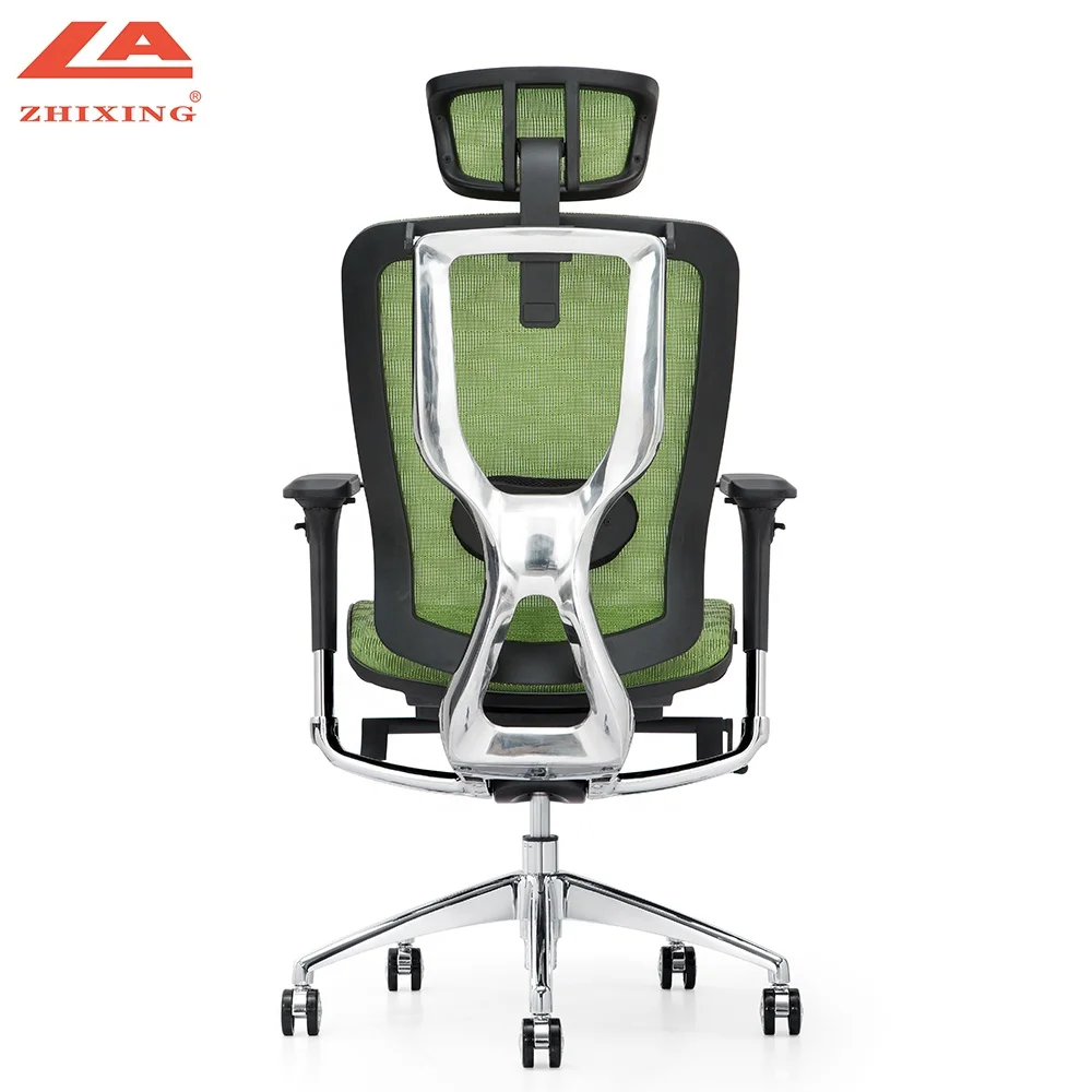 
ZHIXING High Back Green Mesh Ergonomic Executive Office Chair With Headrest 