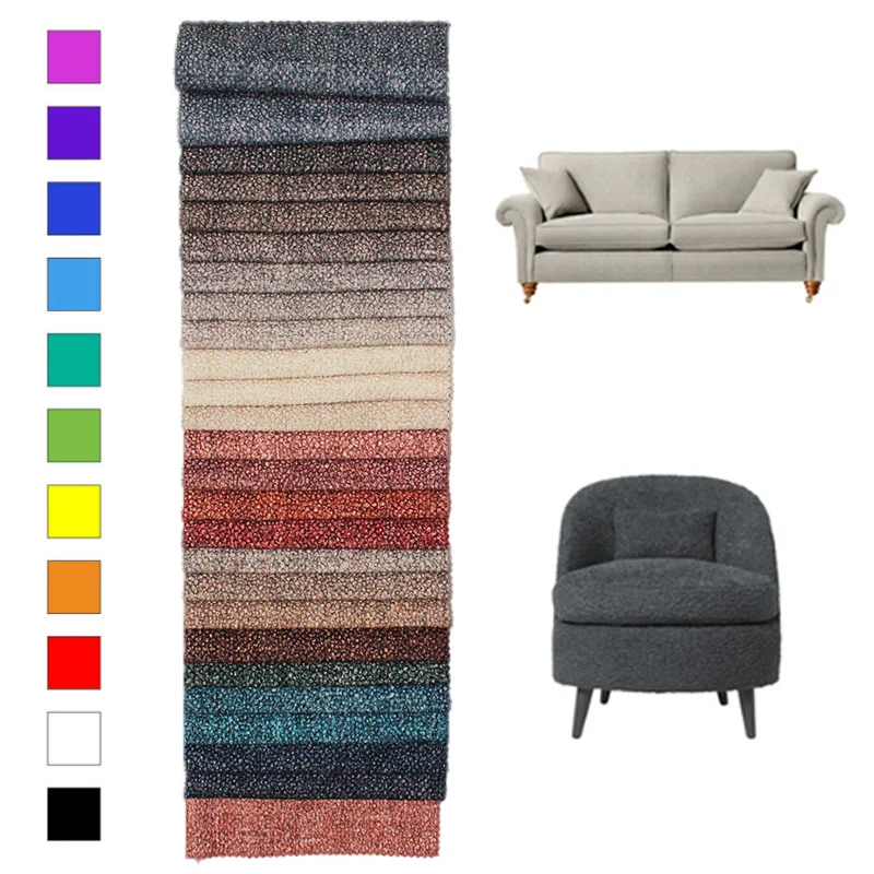 China Wholesale Eco-friendly Direct Supply Curly Pile Teddy Plush Faux Fur Fabric Home Textile For Sofa