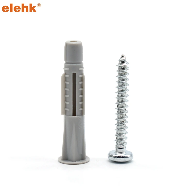 Elehk 8 мм 10 #8 винт и якорь для гипсокартона самосверлящий пластиковый HDPE настенный штекер