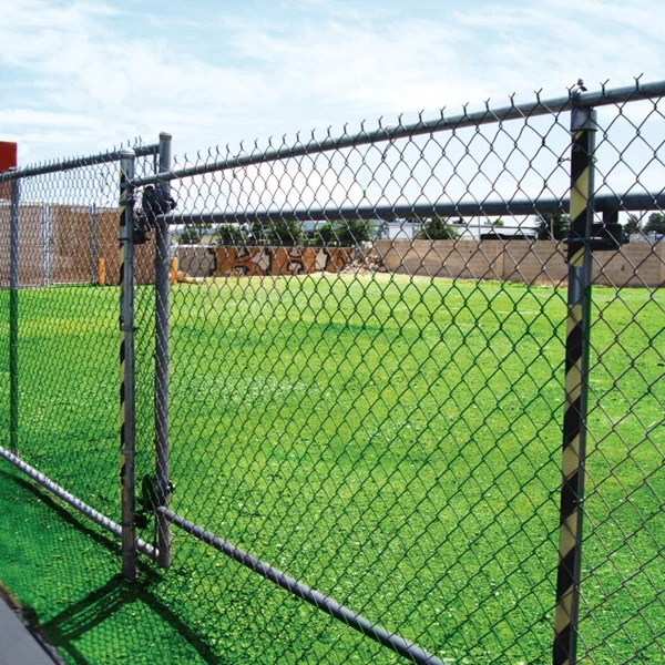 Factory direct sale 8 foot boundary wall pvc coated used wire mesh chain link fence for sale