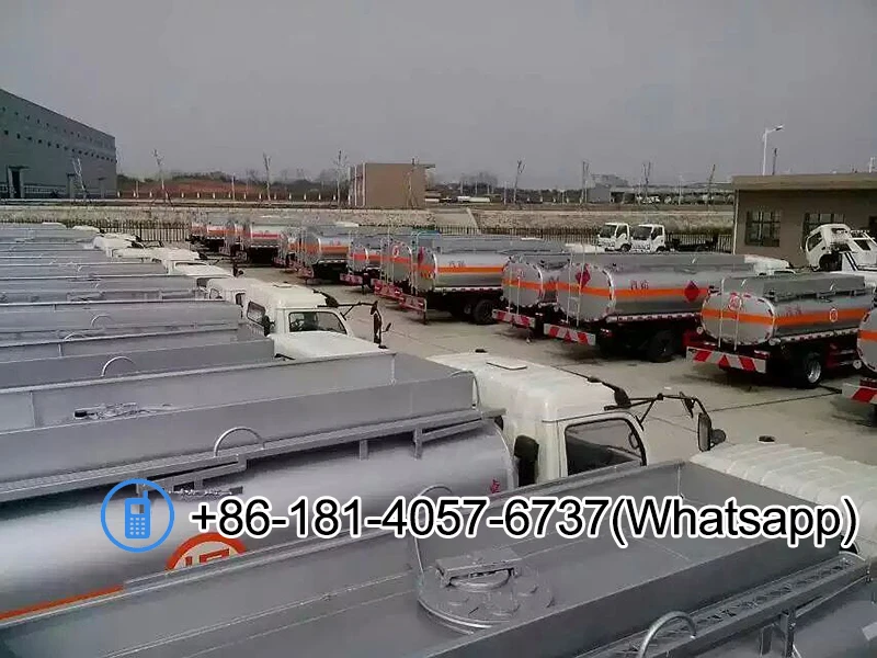 Cheap price oil transport Truck 25000liters Petrol Diesel fuel tank for sale with isuzu chassis