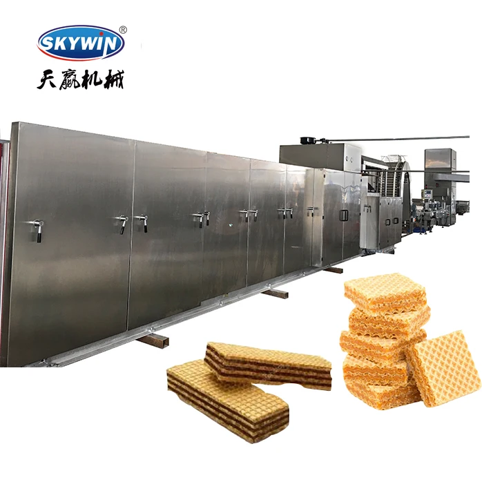 Full Automatic Chocolate Wafer Biscuit Machine Production Line