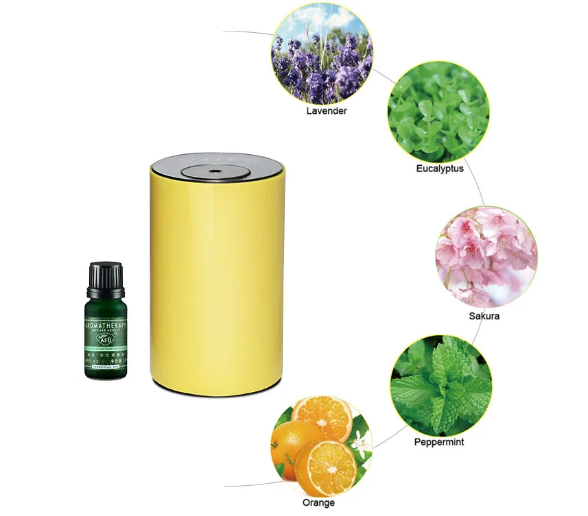 Scentcares New Arrival Nano Spray Technology Pure Essential Oil Waterless USB Car Perfume Diffuser Machine