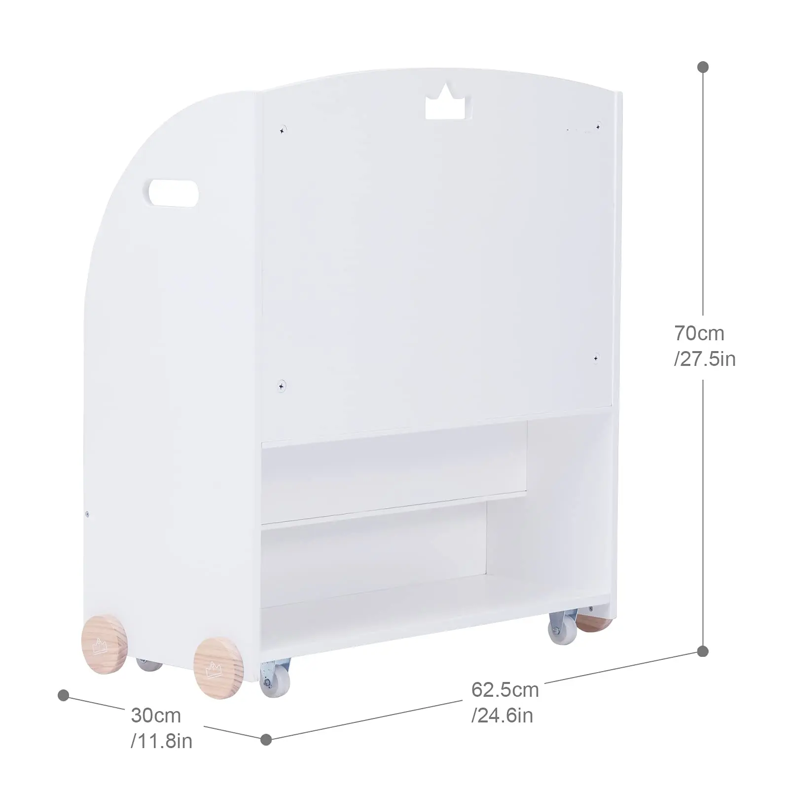 Montessori Furniture White Bookshelf Storage white Assembly Kids Book Rack Nursery Montessori Wood Book Shelf Organizer Bookcase