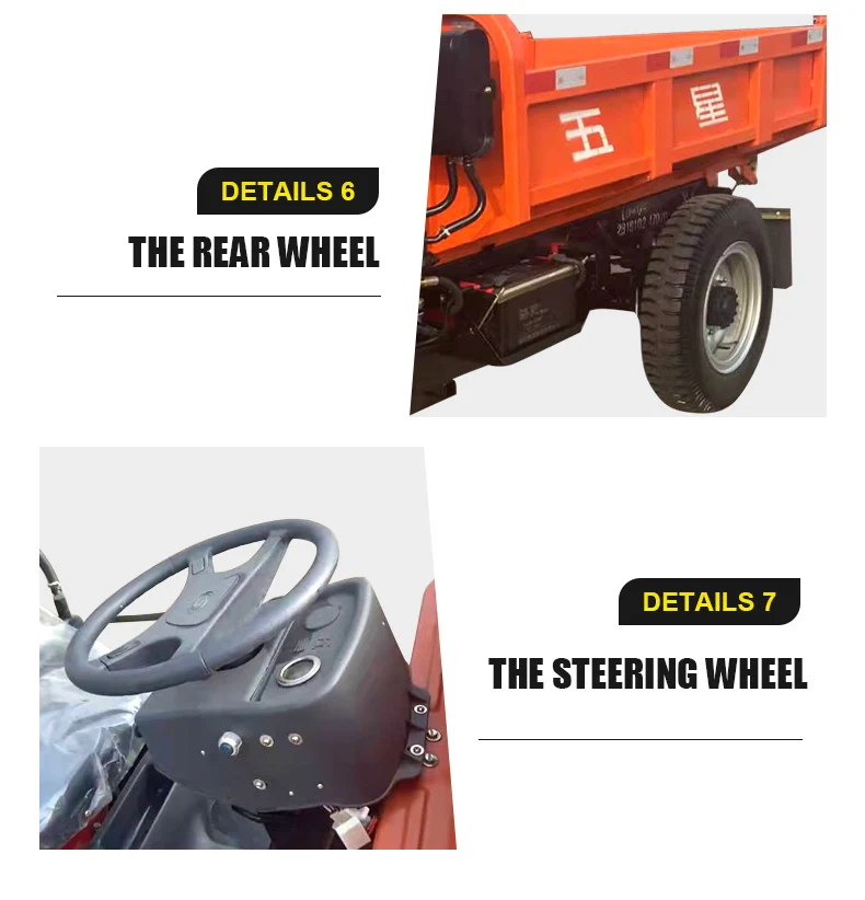 2 Ton Mini Truck Mining Use Vehicle Hydraulic Diesel Mining Small Dump Truck Hot Sale