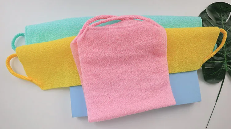 Горячая Распродажа, новый стиль, отшелушивающее и растягивающее банное полотенце для тела с защитой от зуда