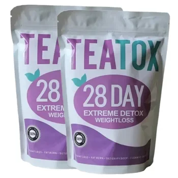OEM Chinese Herbal Extractive 28 Days Detox Slimming Fat Burning Tea Sugar-free Weight Loss Flat Tummy Teabags