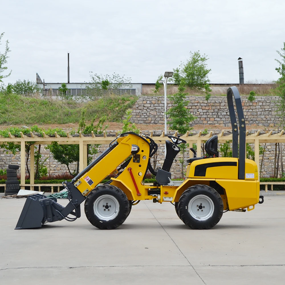 Shandong HERACLES New Style mini loader Hydrostatic system control Agricultural loader Garden Telescopic Wheel Loader