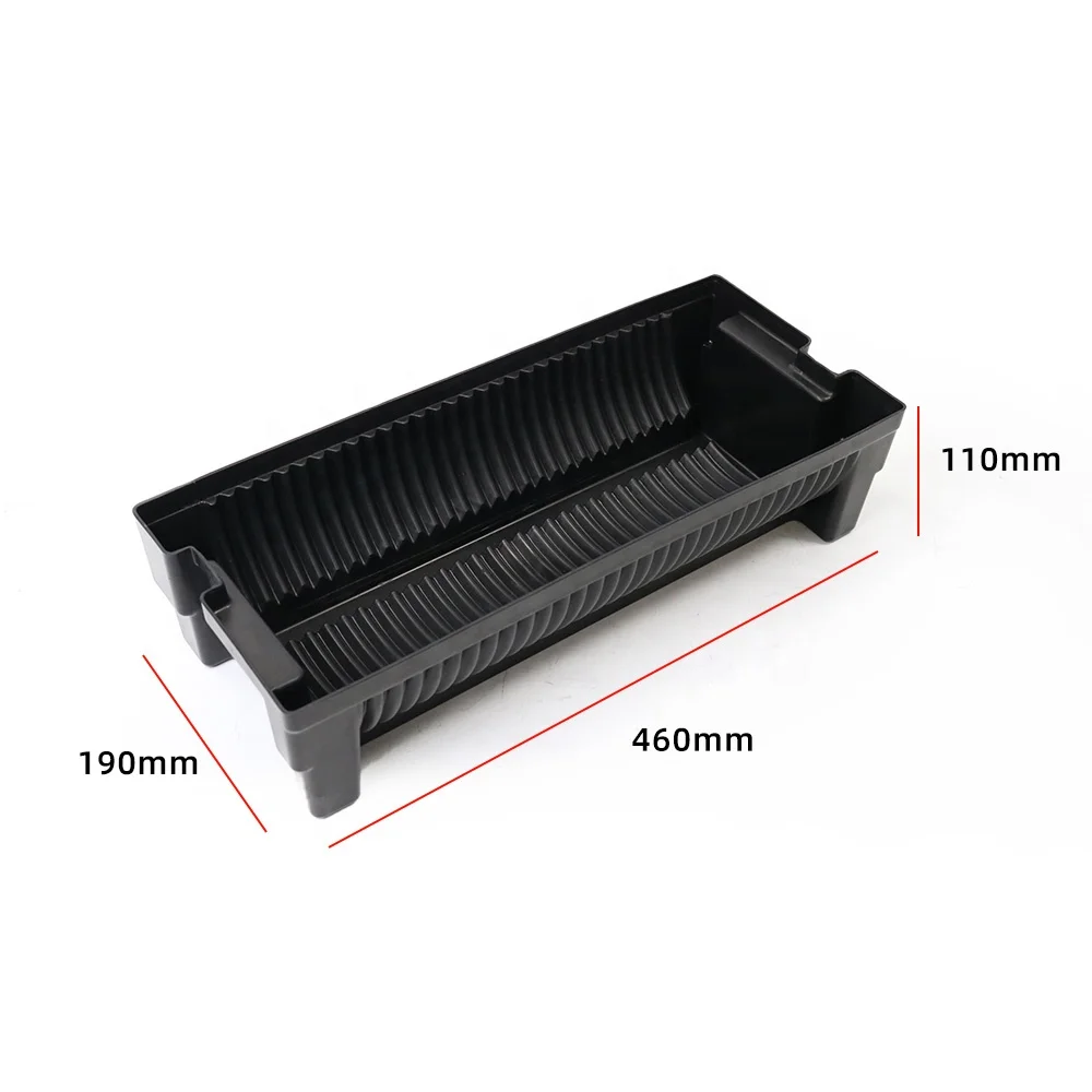 ESD Q-RT2 460*190*110mm Black plastic trays conductive SMT reel storage holder ESD SMD reel tray