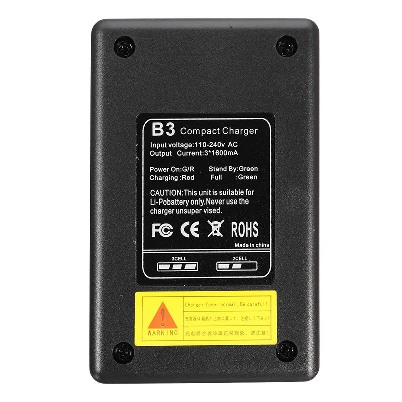 HOTRC IMAX B3 20W 1.6A Battery Compact Balance Changer For RC Drone Helicopter Quadcopter 2S 3S 7.4V 11.1V LiPo Battery