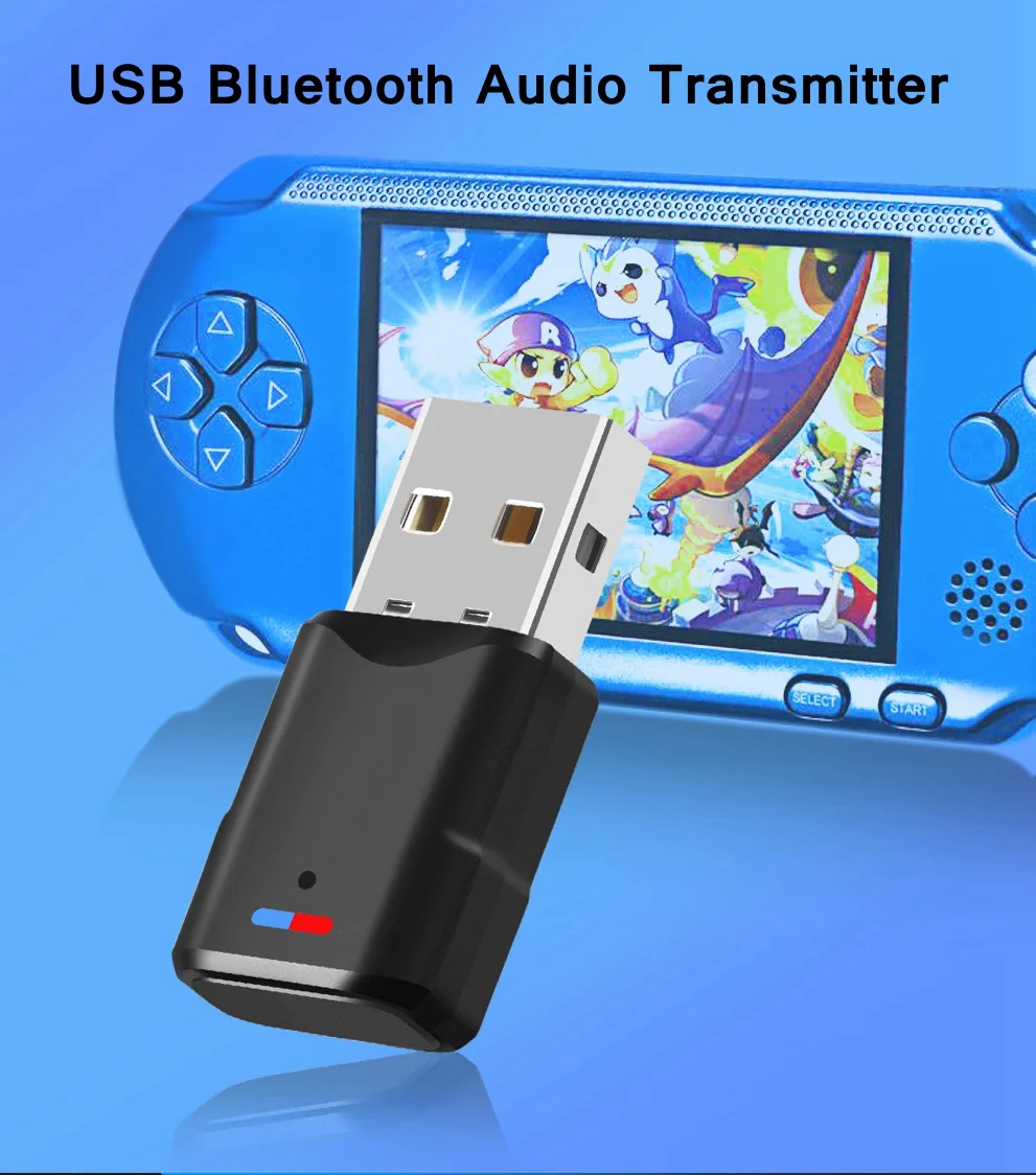 2023 HG горячая Распродажа USB Bluetooth беспроводной аудио передатчик Drive-free plug and play для ПК