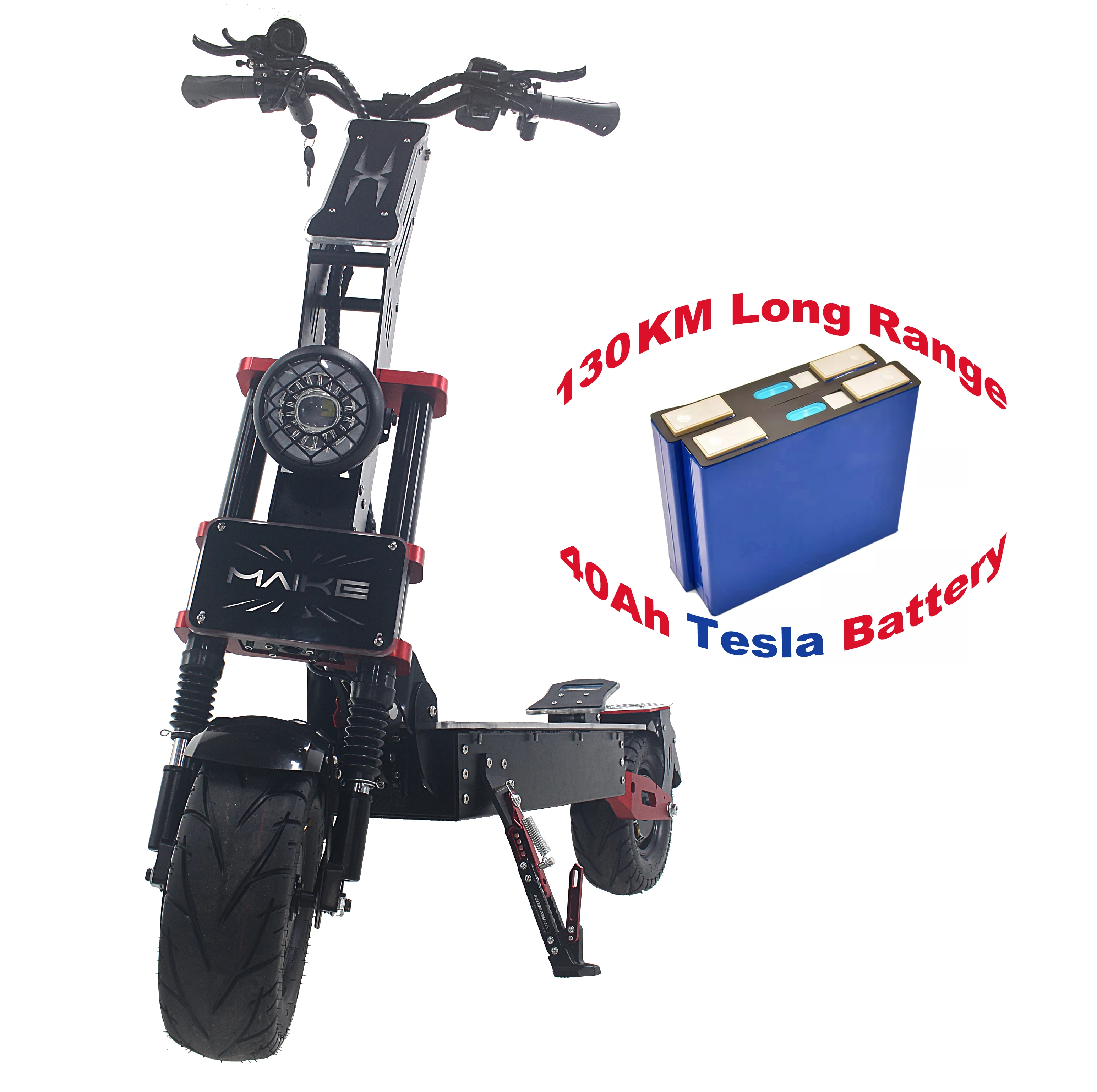 Maike MKX 60V 40AH 8000W 85km/h 130km foldable mobility scooter13 inch powerful Motorcycle adult electric scooter wholesale