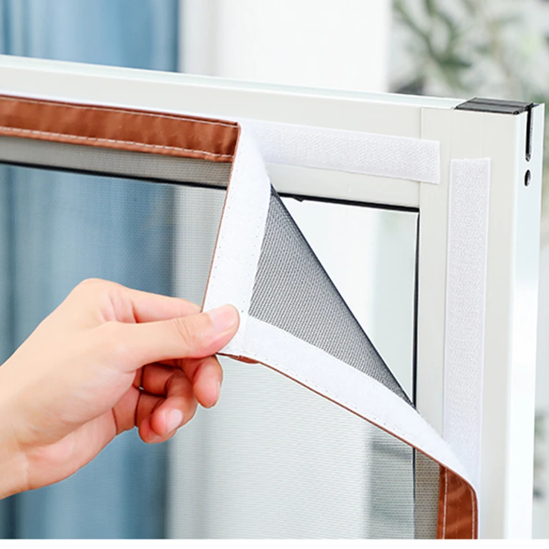 Professional Fiberglass New Indoor Insect Fly Mosquito Window Screen Curtain Anti Mosquito Net For Kitchen Window Home Protector