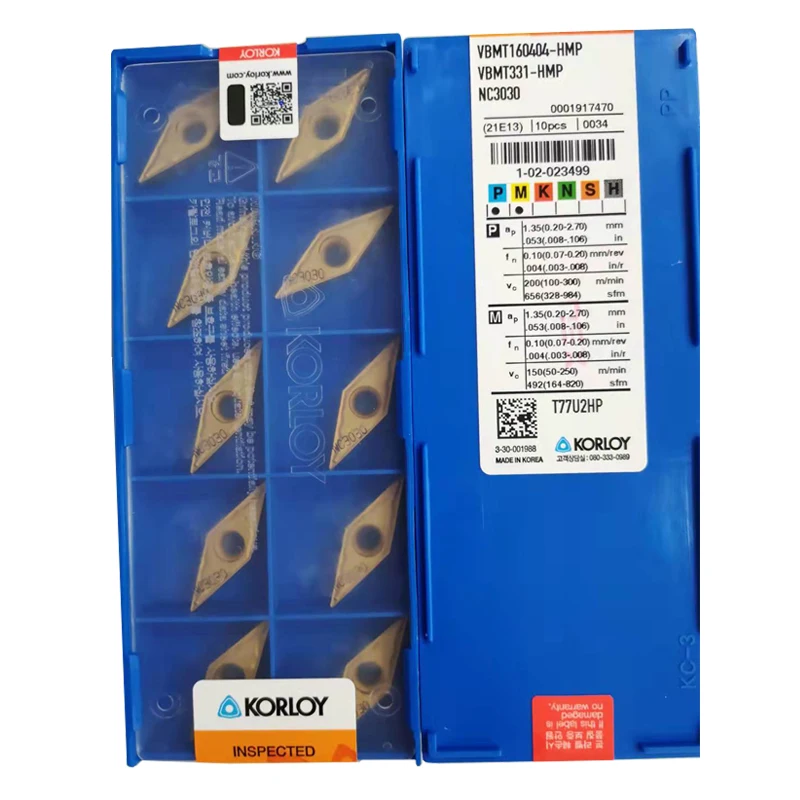 PCD inserts VBMT110302 VCMT160404 VCMT160408 with high precision in processing non-metallic materials