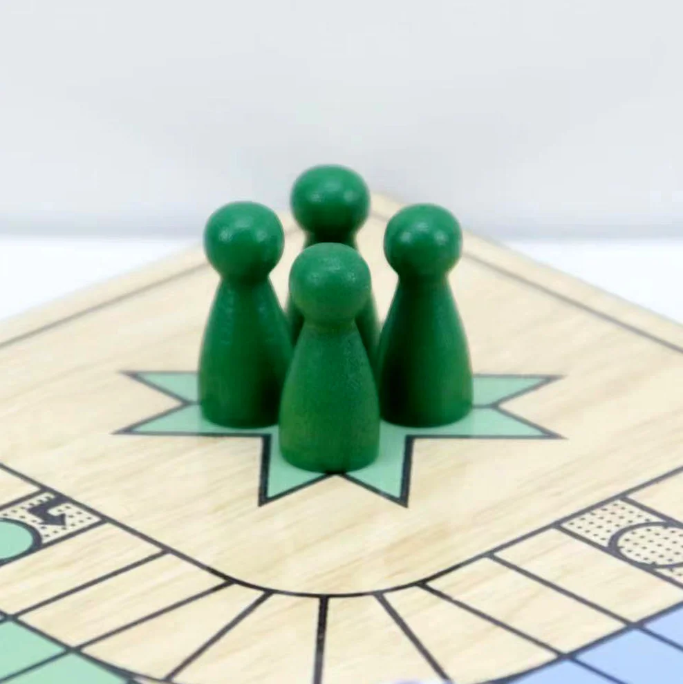 Wooden Toys Game Board Ludo Board Game Flight Board