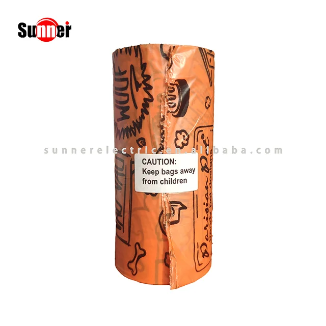 Wholesale Manufacturer Graffiti Style Dog Trash bags