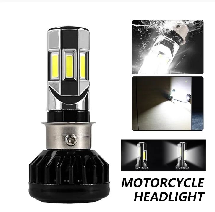 Motorcycle Signal Lights 35W 6 Sides Cob Chip Headlight Led Position Light 12V 6Led Bajaj Boxer Lighting System