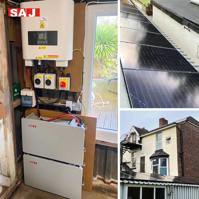 SAJ long lifespan easy installation LiFePO4 battery Lithium Battery residential energy storage system commercial battery
