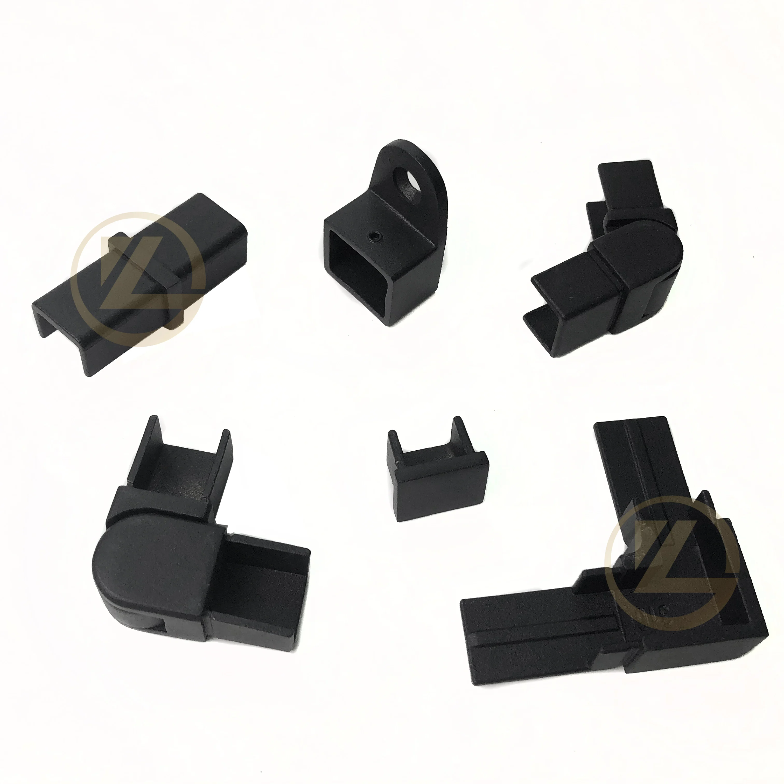 YL can be customized stainless square tube connector for stair handrail glass railings