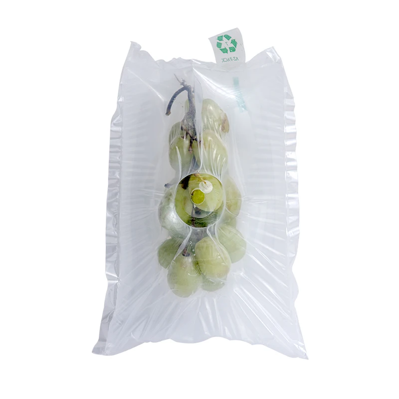 Grape inflatable bag, bubble filling transportation, pressure-resistant gas column bag fruit packaging, vacuum express packaging