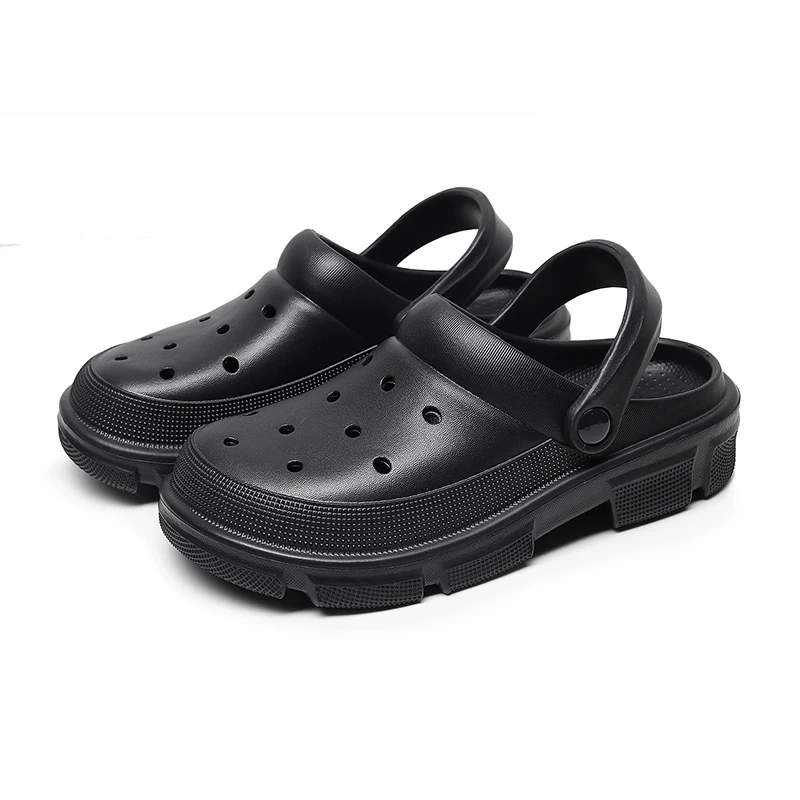 Xuete Flaming Paint Couple Clogs Non-Slip Fashion Trendy Beach Sandals For Women New Home Slippers