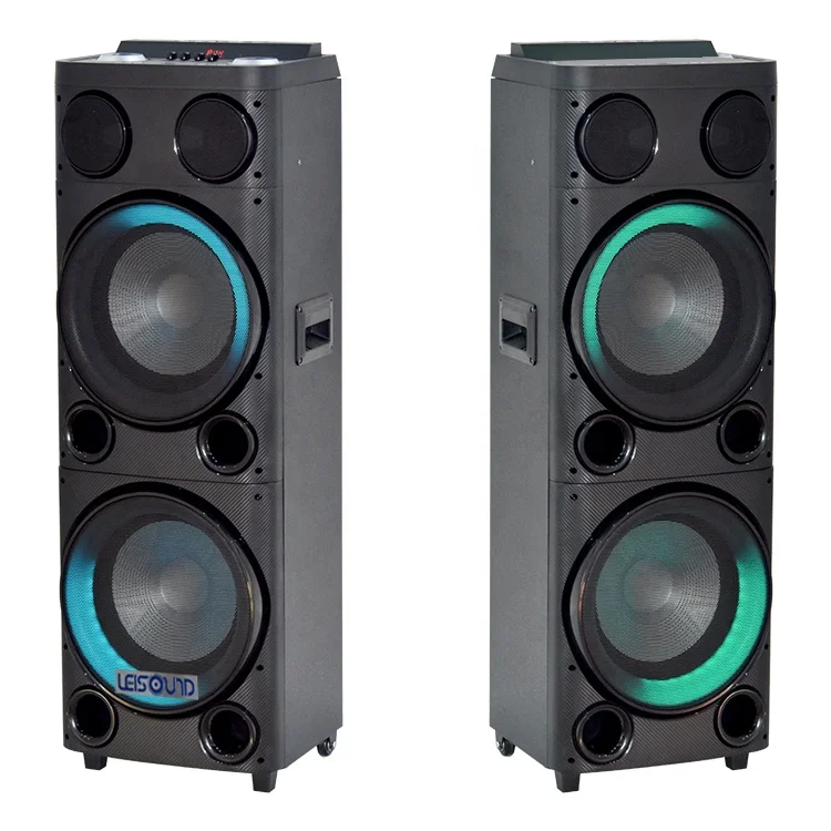 Professional Active  Stage pair Speaker Double 12inch  Powered Active Speaker  For Party