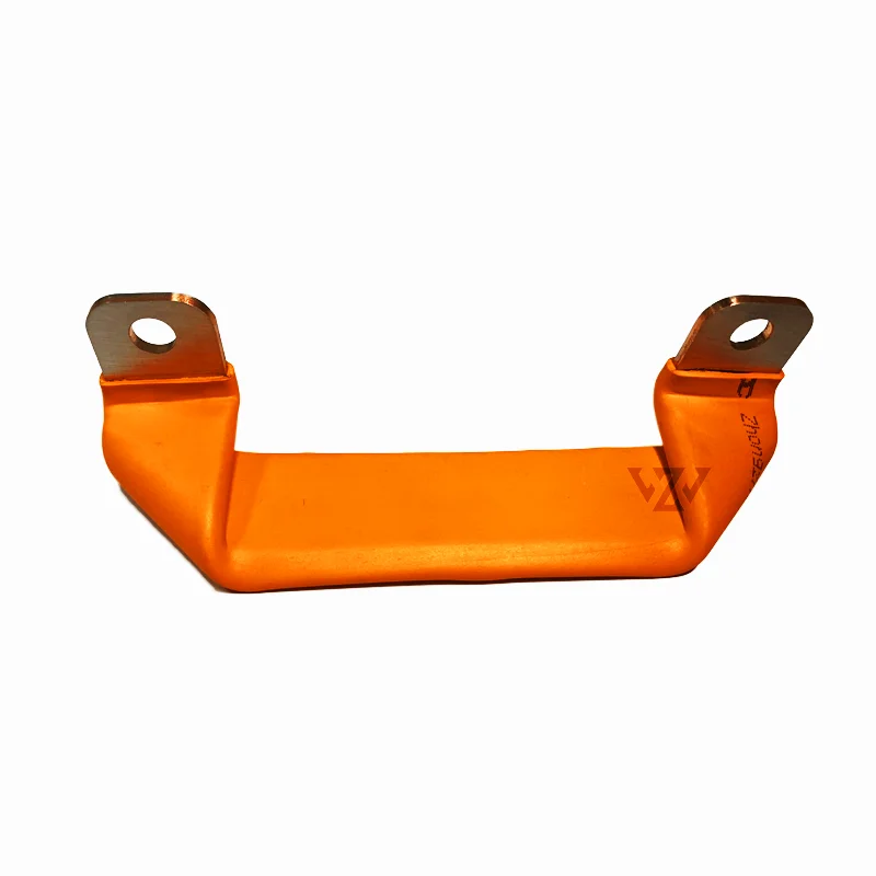 Nickel Plated epoxy coating insulated aluminium laminate flexible busbar for battery modules