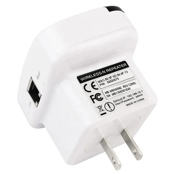 Усилитель сигнала Wi-Fi, 2,4 ГГц, 300 Мбит/с