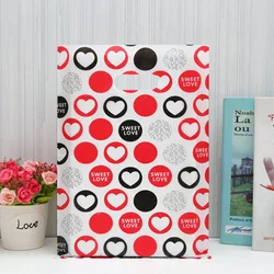 Pe Plastic Handle Shopping Bag With Your Own Logo/Custom Printed Gusset Side Plastic Die Cut Bag