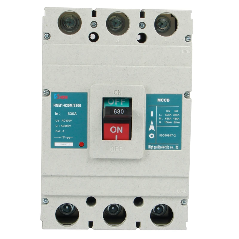 moulded case circuit breaker(mccb) 500a 630a 800a 1000a 1250a 1600a