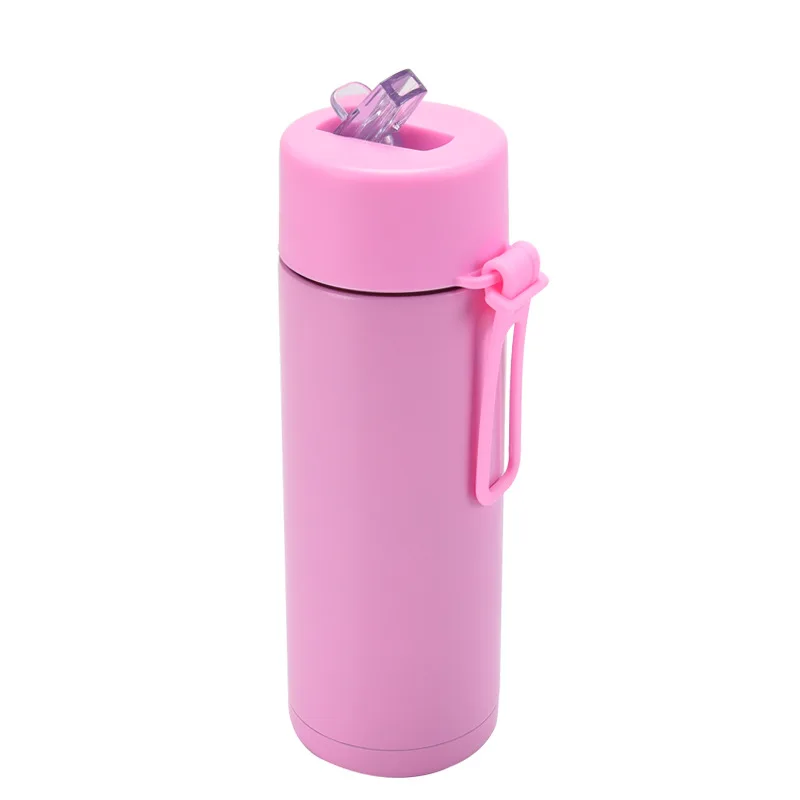 Stainless Steel Insulated Tumbler Thermal Vacuum Flask Drinking Water Bottle with Straw