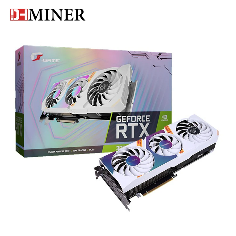 iGame GeForce RTX 3060 Ti Ultra W OC 1770Mhz 8GB 256 bit GDDR6 NON LHR Graphics Card RTX 3060 TI