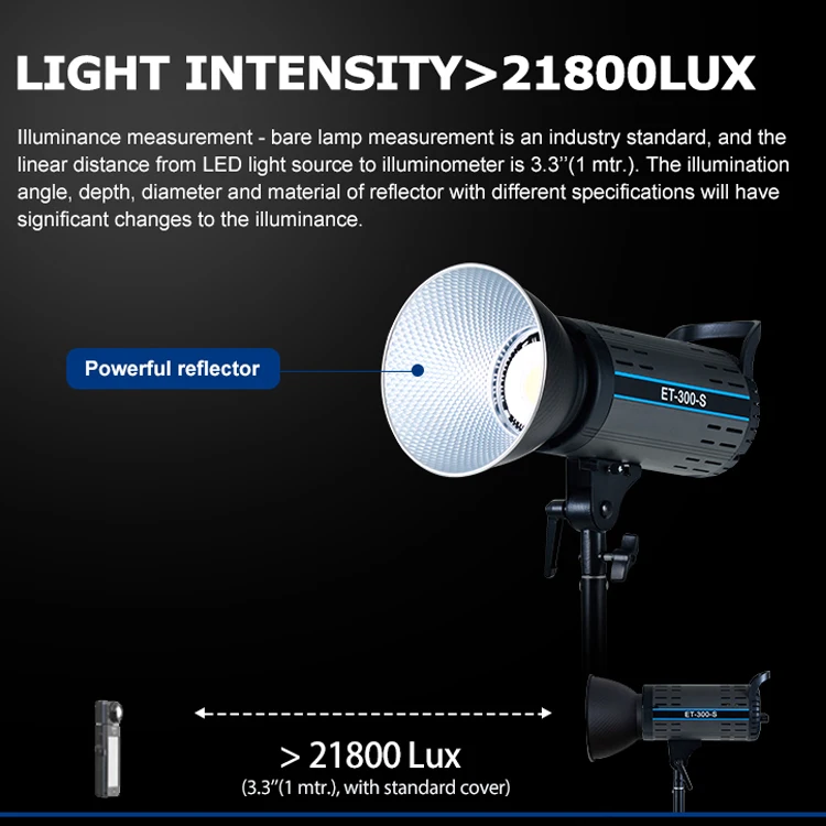 ZSYB Photographic Lighting Factory Customize 200w Dimmable Studio Shoot Led Video Light For Camera Photography