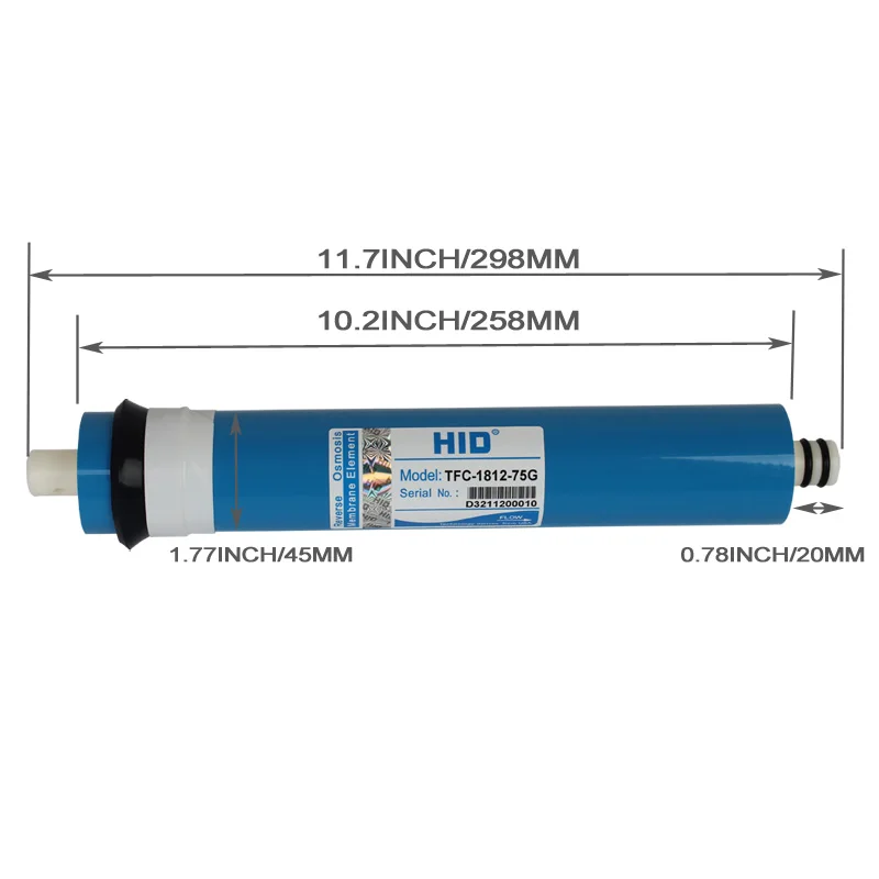 Производитель 75GPD Мембрана