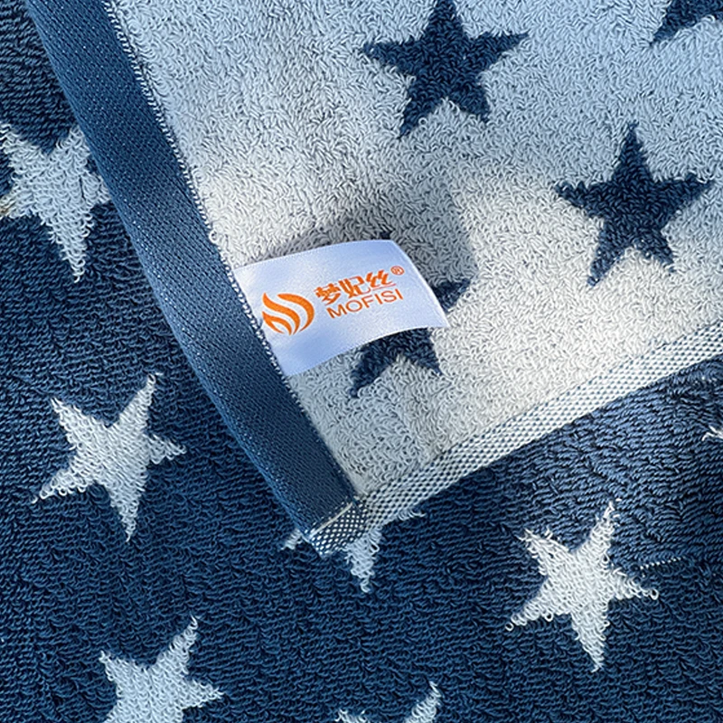 2023 Wholesale jacquard  Geometric hand towel 100% cotton custom logo super soft face towel gift set