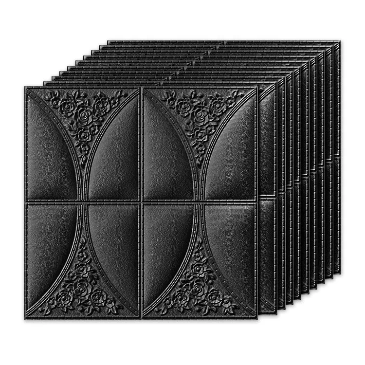 modern design decorative wallpaper for restaurant pe foam 3d wallpaper sticker