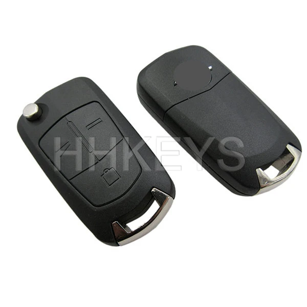 High-quality Opel 3 Buttons Flip Car Key Case Shell With HU43 Blade Original Logo With Screw