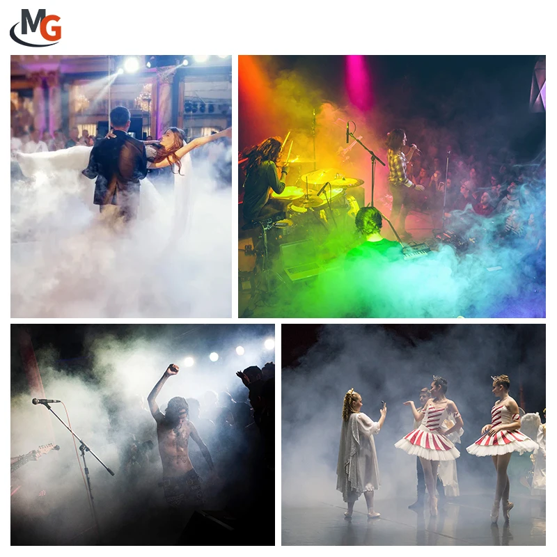 New Stage Effect Somke Machine DMX512 Control Double Outlet Hazer Fog Machine for Bar Night Club Stage Wedding Party Show