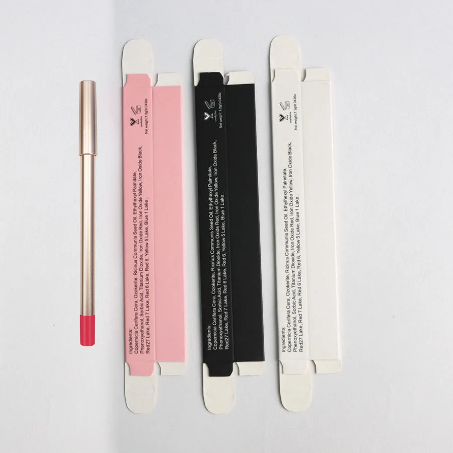 Makeup Luxury 15 Colors Private Label Cruelty Free Creamy Lipliner Pens Lip Liner Gold Pencil