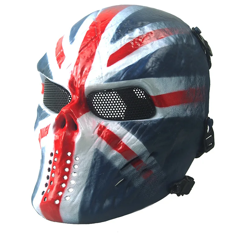 Outdoor Casco Tactico CS Game Mask Tactical Gear Training Helmet Skeleton Headgear Halloween Party Skull Tactical Mask