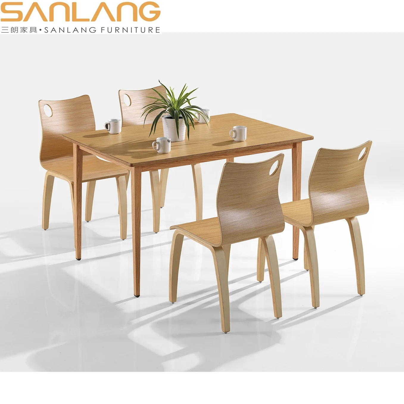 dinning desk set antifouling antiscratch laminate coffee tabletop legs coffee table bar restaurant rectangular dining table set