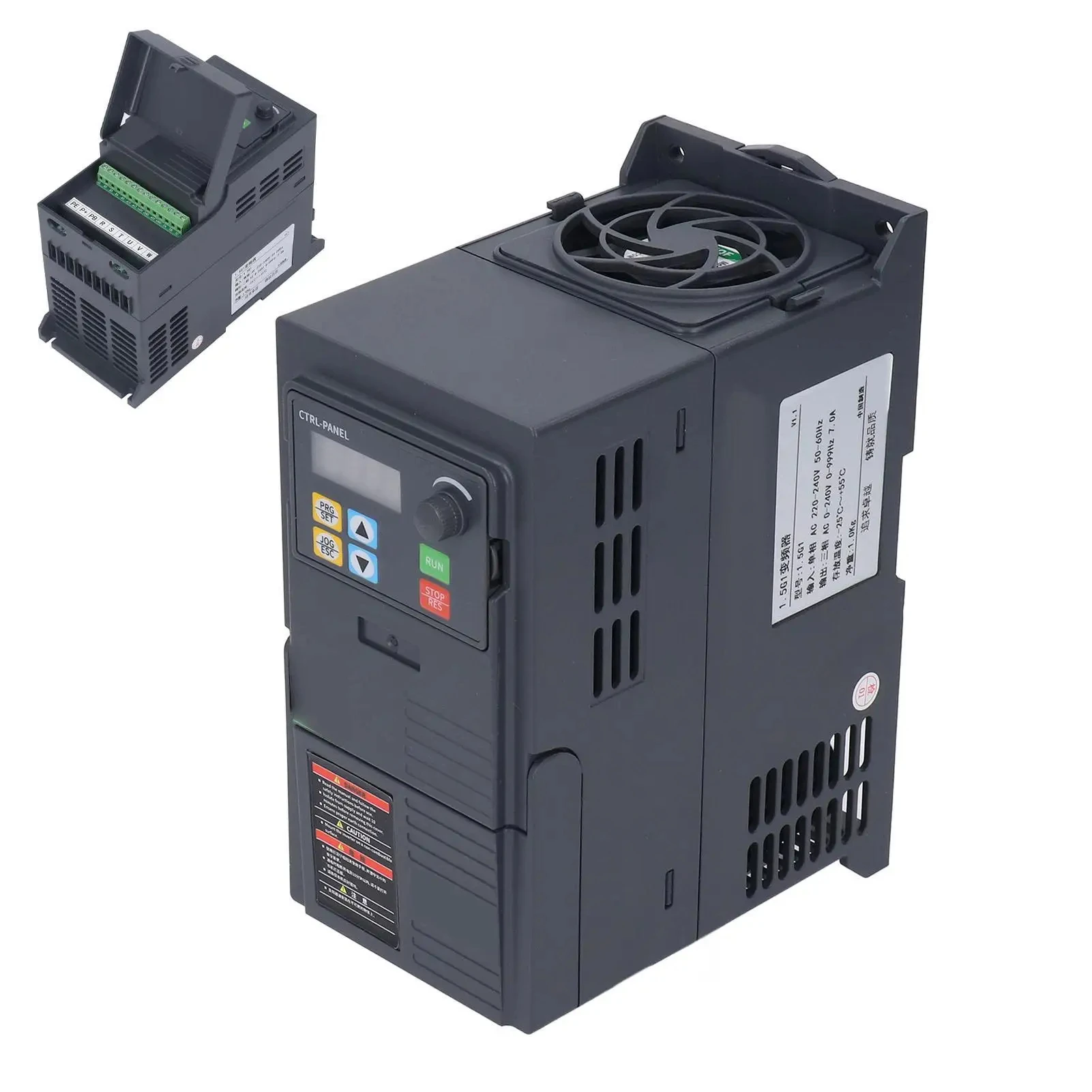 1.5/2.2KW 3KW 4KW 5.5KW 7.5KW Inverter Motor Speed Controller 220V 380V Economical VFD Variable Frequency Drive Converter
