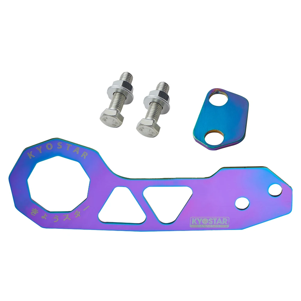 
KYOSTAR JDM Car Accessories Stainless Steel Rear Tow Hook Neo Chrome 