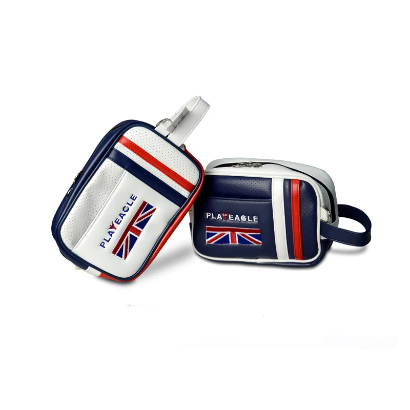 Wholesale PU Material Larger Capacity Mini Golf Ball Pouch Bag