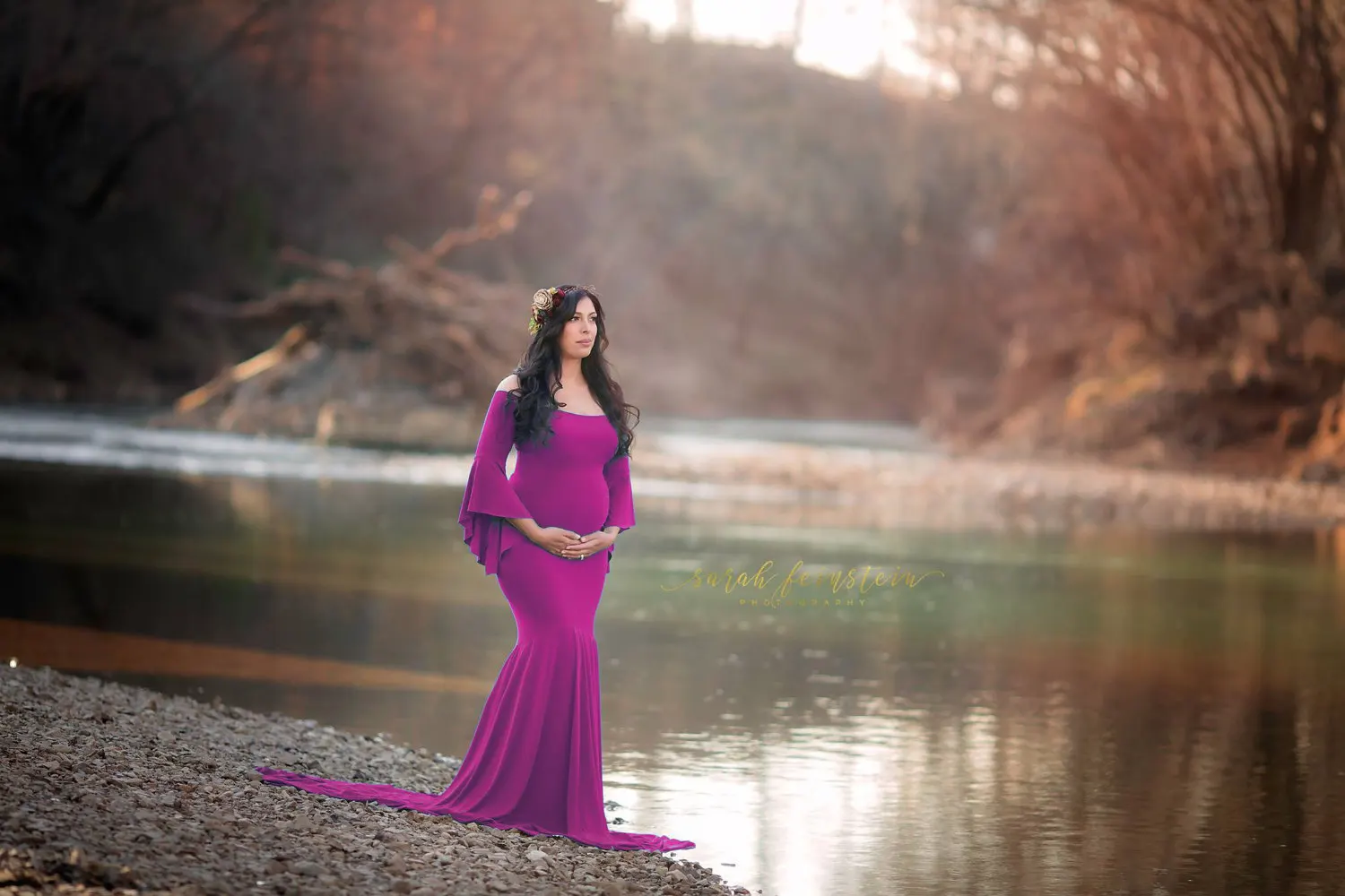 Hot Sale Maternity Clothing Wear 2021 New Design Wedding Dresses Fashion Elegance Photography Maxi Dress